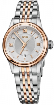 Buy this new Oris Classic Date 28.5mm 01 561 7718 4371-07 8 14 12 ladies watch for the discount price of £990.00. UK Retailer.